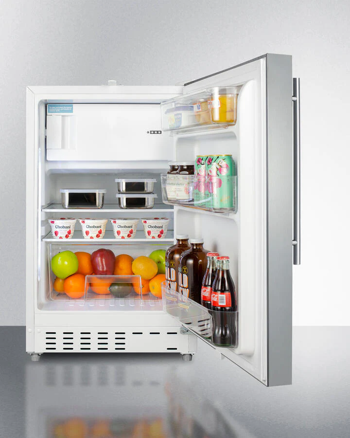 Summit ALRF48CSSHV 20" Wide Built-In Refrigerator-Freezer, Ada Compliant - Image 5