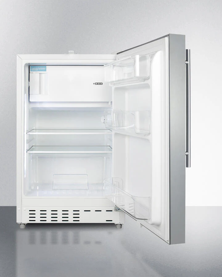 Summit ALRF48SSHV 20" Wide Built-In Refrigerator-Freezer, Ada Compliant - Image 3