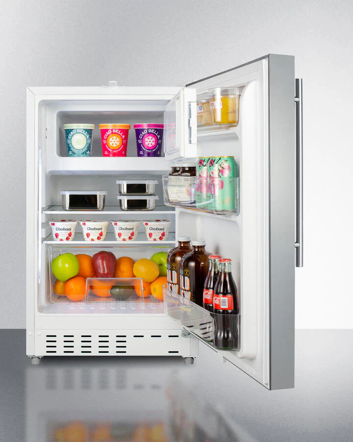 Summit ALRF48SSHV 20" Wide Built-In Refrigerator-Freezer, Ada Compliant - Image 6