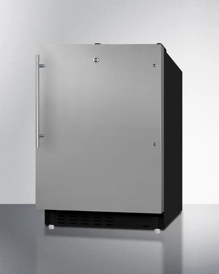 Summit ALRF49BSSHV 20" Wide Built-In Refrigerator-Freezer, Ada Compliant - Image 2