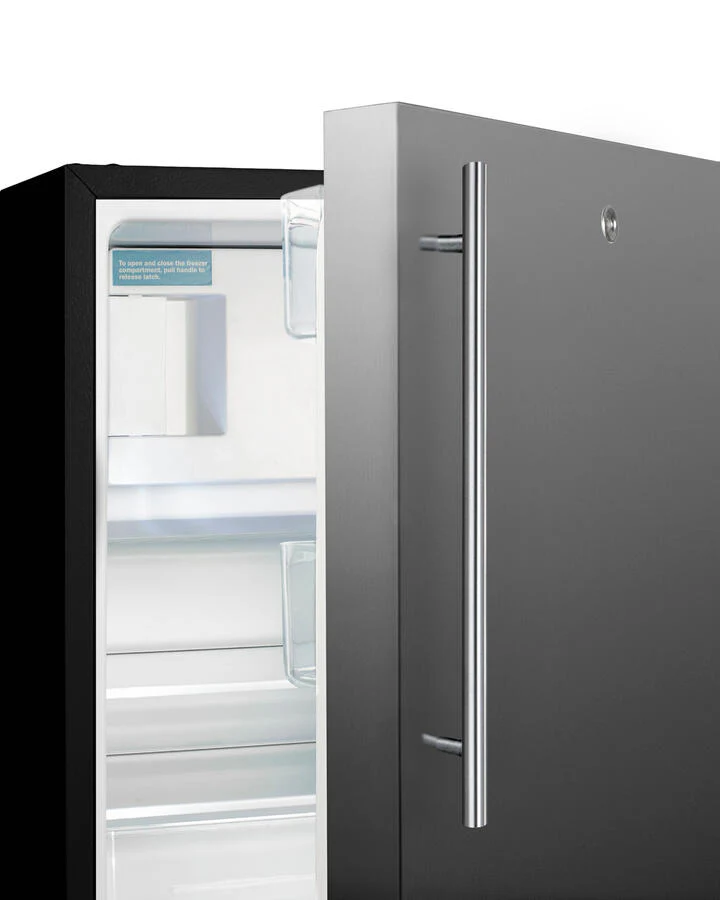 Summit ALRF49BSSHV 20" Wide Built-In Refrigerator-Freezer, Ada Compliant - Image 8