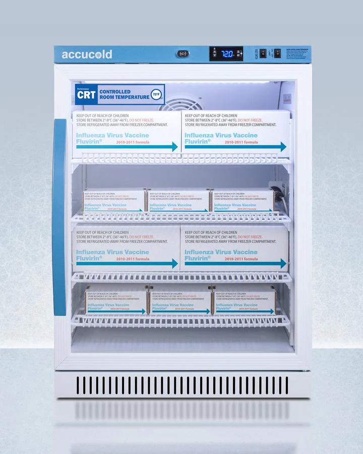 Summit ARG6PVCRT 6 Cu.Ft. Ada Height Upright Controlled Room Temperature Cabinet - Image 3