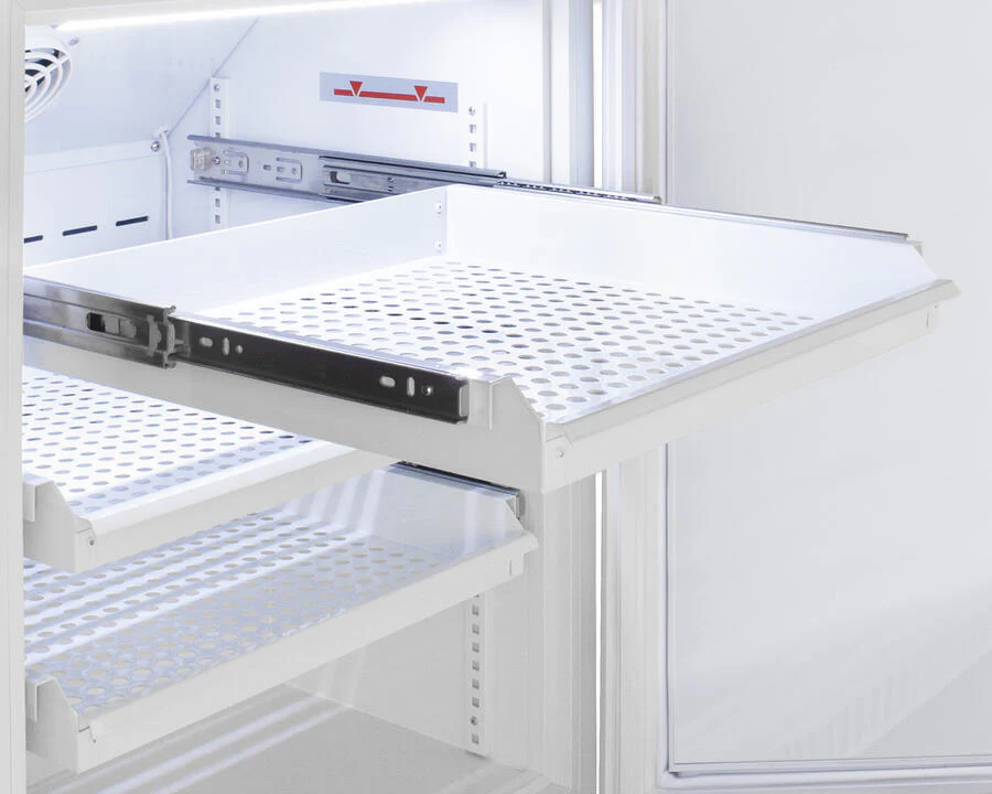 Summit ARS12PVDR Performance Series Pharma-Vac 12 Cu.Ft. Upright All-Refrigerator For Vaccine Storage With Six Ventilated Removable Drawers, Antimicrobial Silver-Ion Handle, And Hospital Grade Cord With 'Green Dot' Plug - Image 7