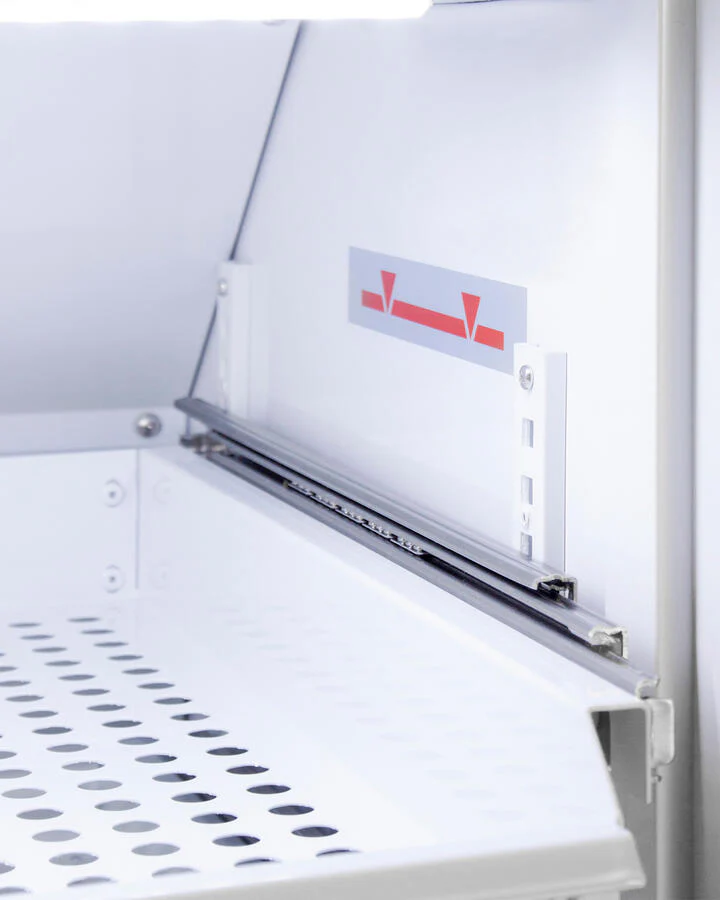 Summit ARS6PVDR Performance Series Pharma-Vac 6 Cu.Ft. Freestanding Ada Height All-Refrigerator For Vaccine Storage With Three Removable Ventilated Drawers, Antimicrobial Silver-Ion Handle, And Hospital Grade Cord With 'Green Dot' Plug - Image 6