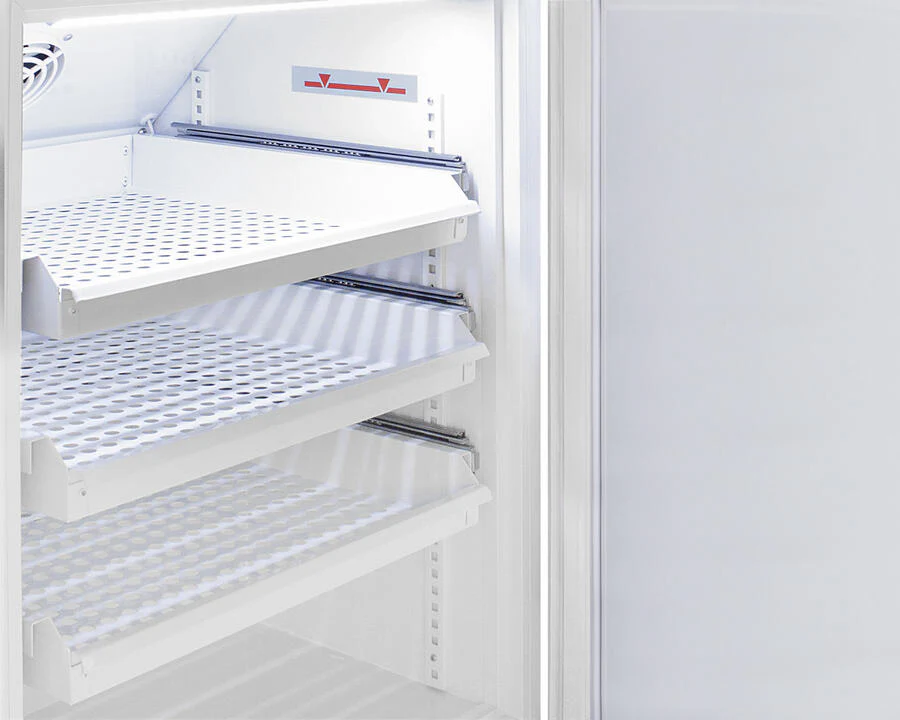 Summit ARS6PVDR Performance Series Pharma-Vac 6 Cu.Ft. Freestanding Ada Height All-Refrigerator For Vaccine Storage With Three Removable Ventilated Drawers, Antimicrobial Silver-Ion Handle, And Hospital Grade Cord With 'Green Dot' Plug - Image 8