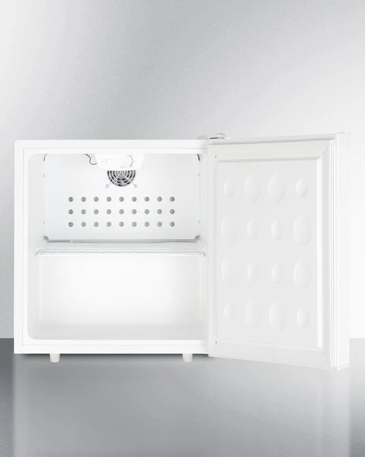 Summit AZAR2W Compact 1.7 Cu.Ft. All-Refrigerator In White Designed To Serve As An Allergy-Free Storage Zone, With Automatic Defrost, Front Lock, And A Set Of Allergy Warning Magnets - Image 3