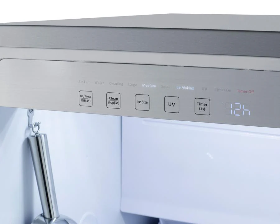 Summit BIM182IFLHD 18" Wide Clear Icemaker (Panel Not Included) - Image 4