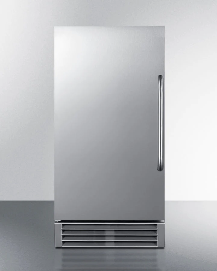 Summit BIM44GCSSADA 15" Wide 50 Lb. Ada Compliant Commercially Listed Clear Icemaker With Automatic Defrost, Internal Pump, And Complete Stainless Steel Exterior