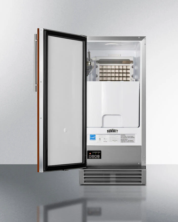 Summit BIM44GCSSIFADA Built-In 50 Lb. Clear Icemaker, Ada Compliant - Image 2