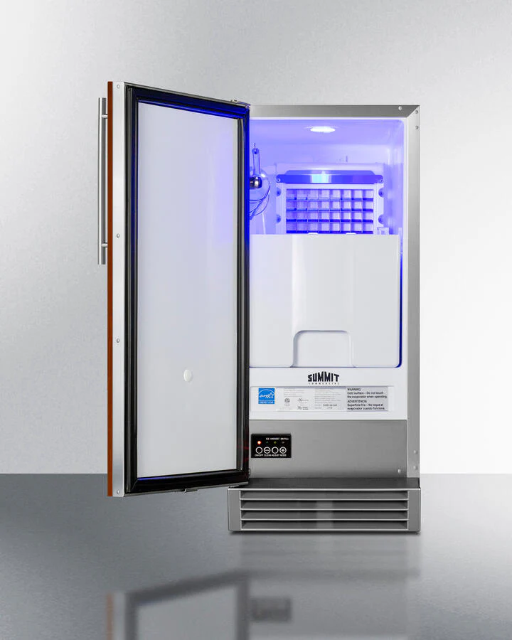 Summit BIM44GCSSIFADA Built-In 50 Lb. Clear Icemaker, Ada Compliant - Image 3