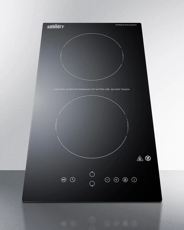 Summit CRH2BT30115 12" Wide 115V 2-Burner Radiant Cooktop With Safety Shutoff - Image 3