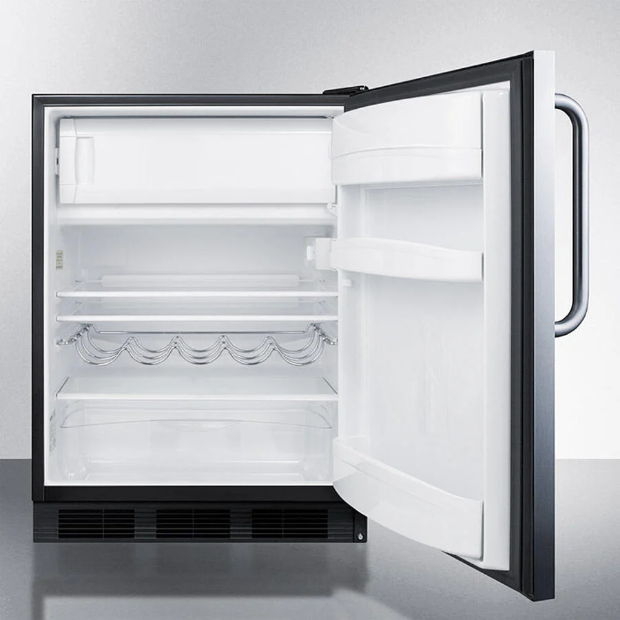 Summit CT663BKCSSADA 24" Wide Built-In Refrigerator-Freezer, Ada Compliant - Image 3