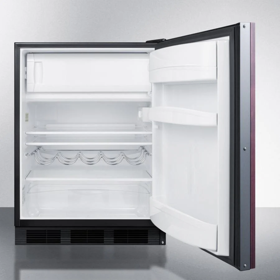 Summit CT663BKIF 24" Wide Refrigerator-Freezer (Panel Not Included) - Image 3
