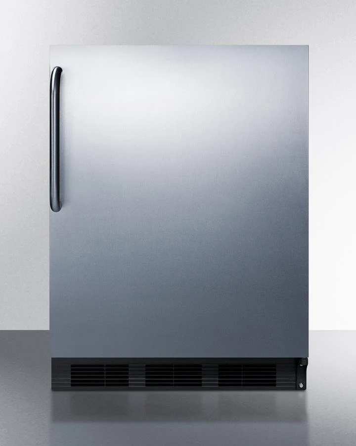 Summit FF63BKSSTBADA 24" Wide All-Refrigerator, Ada Compliant