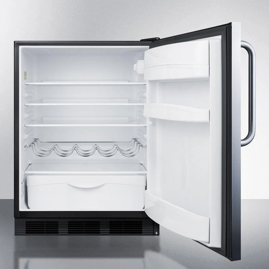 Summit FF63BKSSTBADA 24" Wide All-Refrigerator, Ada Compliant - Image 3