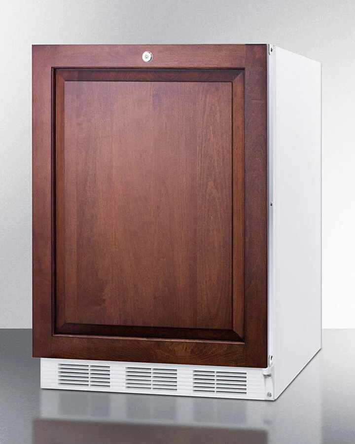 Summit FF6LWBI7IFADA Ada Compliant Commercial All-Refrigerator For Built-In General Purpose Use, Auto Defrost W/Lock, Integrated Door Frame For Overlay Panels, And White Cabinet - Image 2