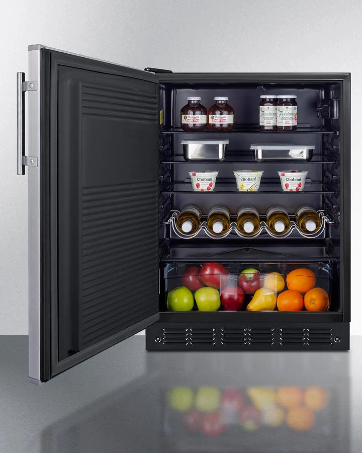Summit FF708BL7SSADALHD 24" Wide All-Refrigerator, Ada Compliant - Image 5