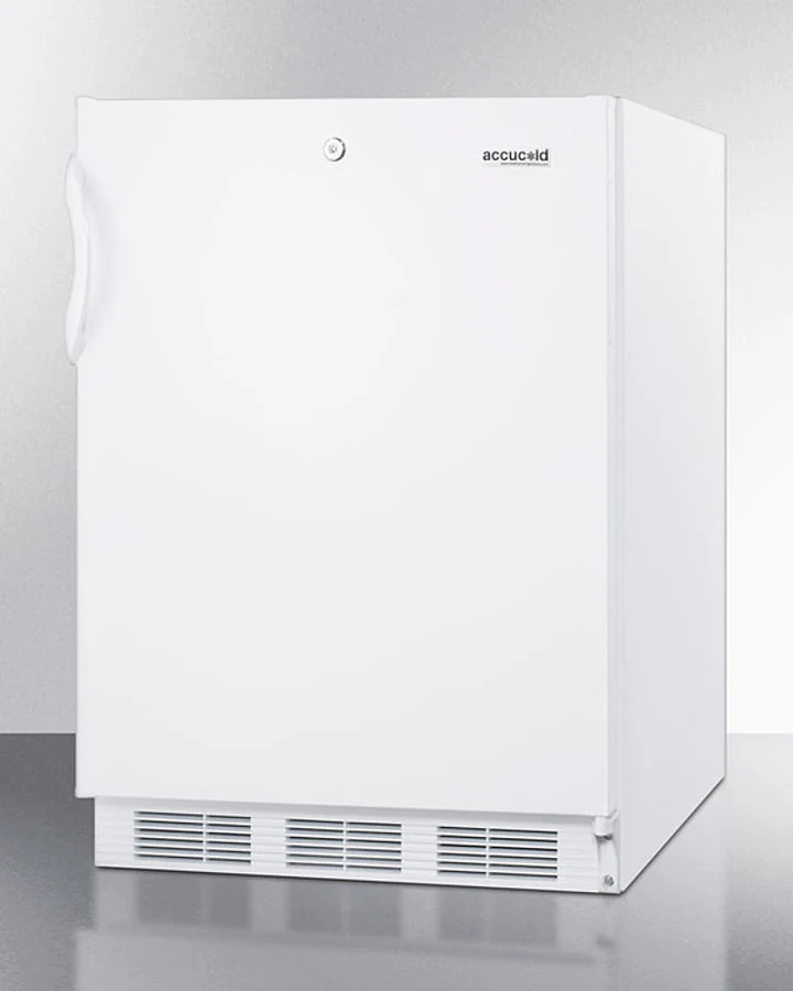 Summit FF7LWADA Ada Compliant Commercial All-Refrigerator For Freestanding General Purpose Use, With Lock, Auto Defrost Operation And White Exterior - Image 2