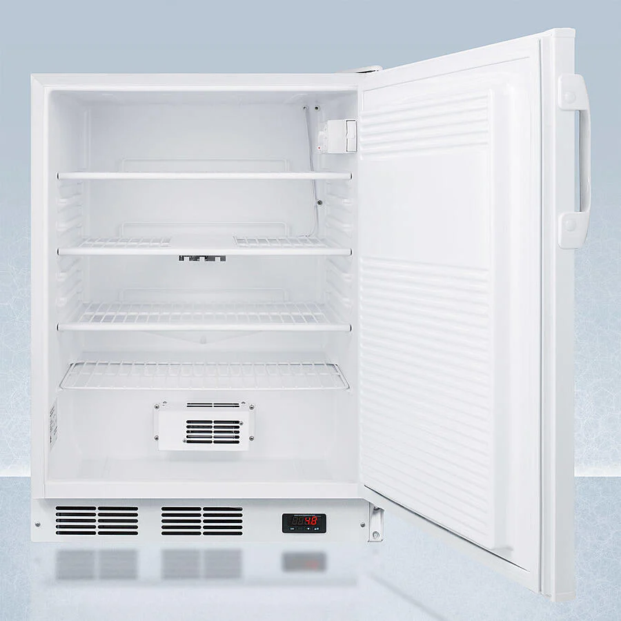 Summit FF7LWPROADA Ada Compliant 24" Wide Auto Defrost Commercial All-Refrigerator With Lock, Digital Thermostat, Internal Fan, And Access Port For User-Provided Monitoring Equipment - Image 2