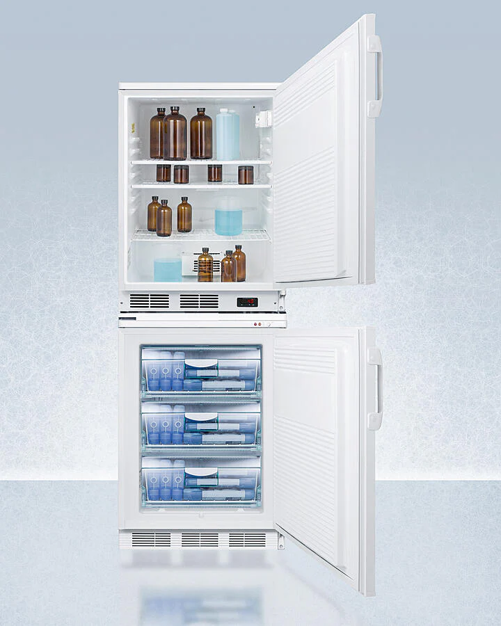 Summit FF7LWVT65MLSTACKPRO Ff7Lwpro Auto Defrost All-Refrigerator With Digital Controls Stacked With -25 C Manual Defrost Vt65Mlpro All-Freezer, Both With Factory-Installed Probe Holes - Image 3