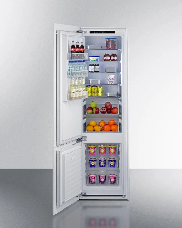 Summit FFBF11NTLHD 24" Wide Fully Integrated Bottom Mount Refrigerator-Freezer (Panel Not Included) - Image 3