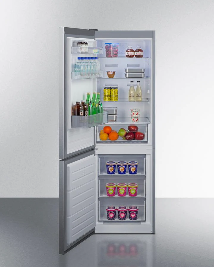 Summit FFBF124SSLHD 24" Wide Bottom Mount Refrigerator-Freezer - Image 2