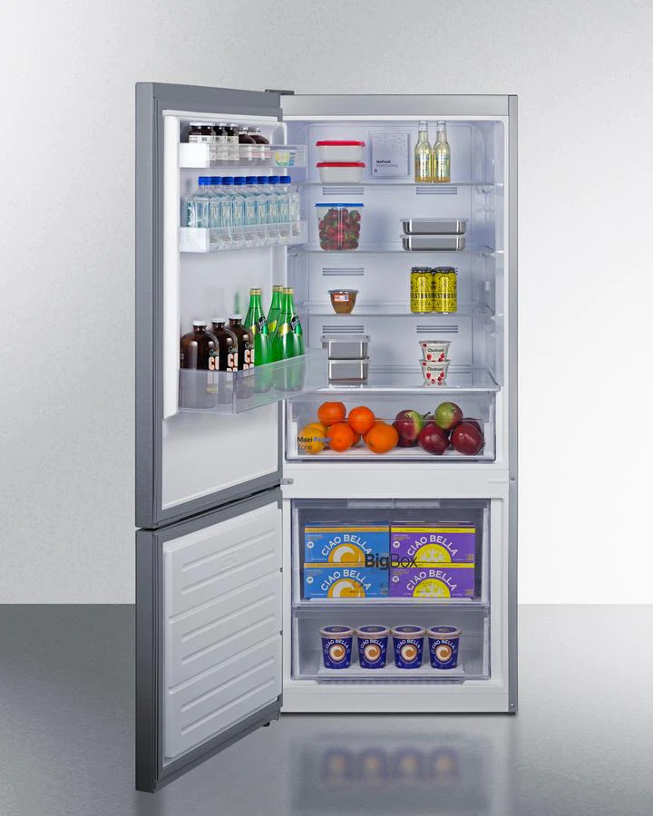 Summit FFBF154SSLHD 28" Wide Bottom Mount Refrigerator-Freezer - Image 3