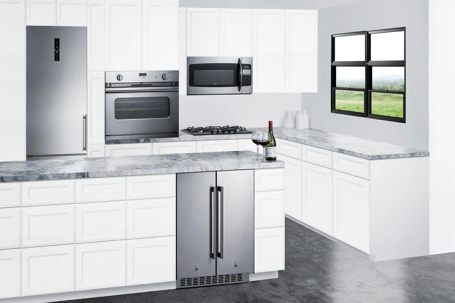 Summit FFRF24SSCSS 24" Wide Built-In Refrigerator-Freezer - Image 8