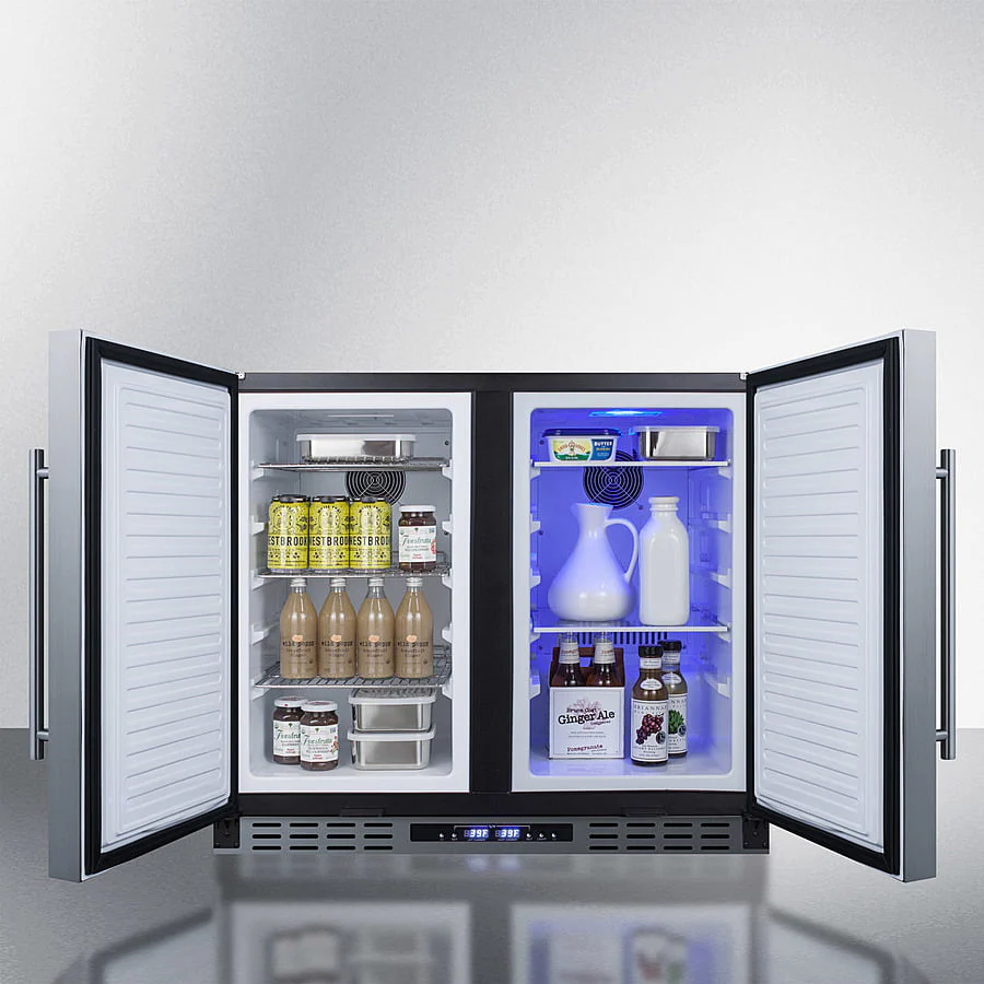 Summit FFRF36ADA 36" Wide Built-In Refrigerator-Freezer, Ada Compliant - Image 4