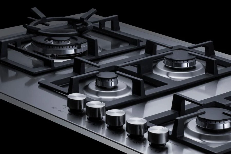 Summit GCJ536SSTK 34" Wide 5-Burner Gas Cooktop In Stainless Steel - Image 4
