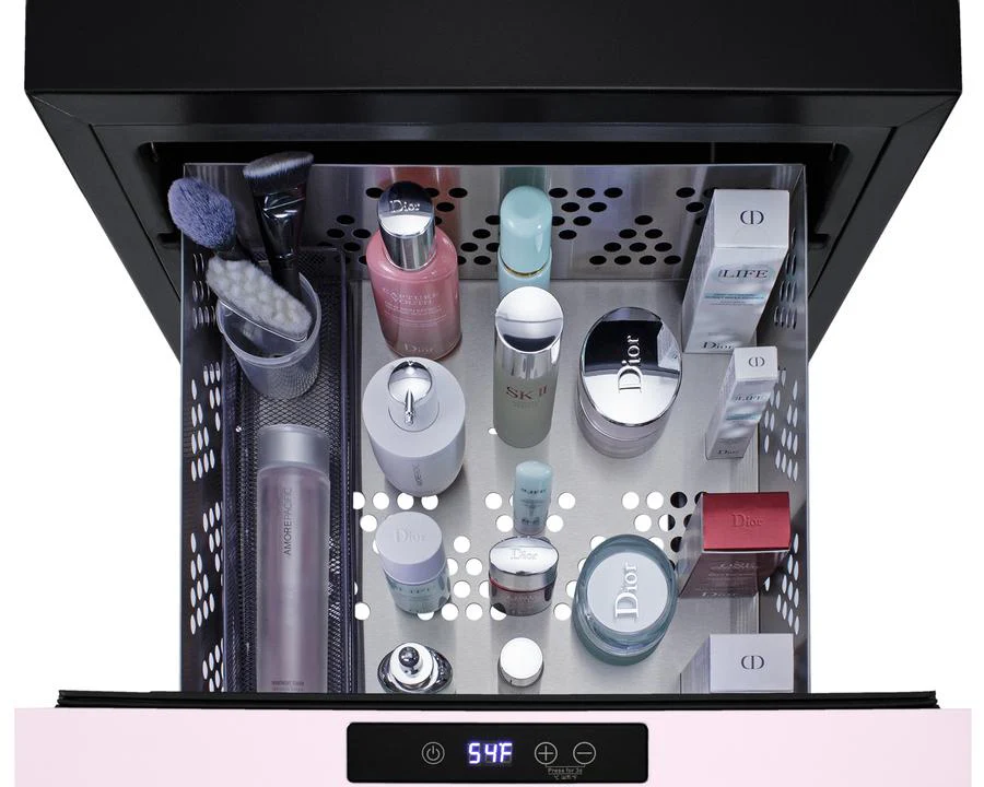 Summit LX1DP 18" Wide Built-In Beautifridge Cosmetics Refrigerated Drawer - Image 4