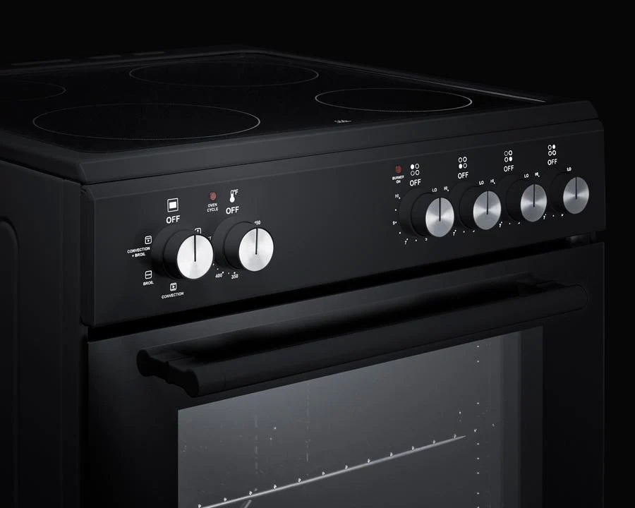 Summit REXT20BL 20" Wide Electric Smooth-Top Range - Image 6