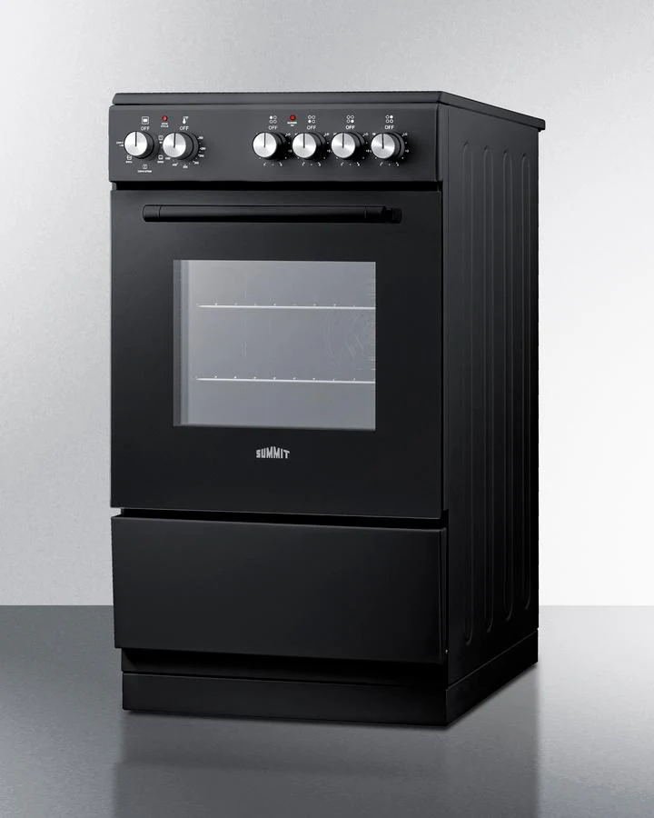 Summit REXT20BL 20" Wide Electric Smooth-Top Range - Image 7