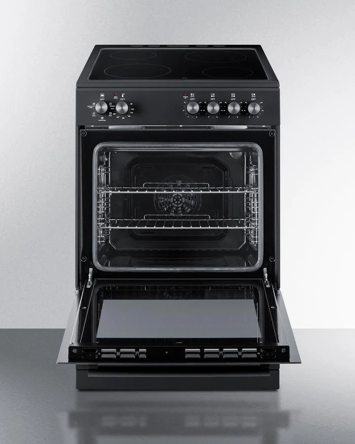 Summit REXT24BL 24" Wide Electric Smooth-Top Range - Image 5