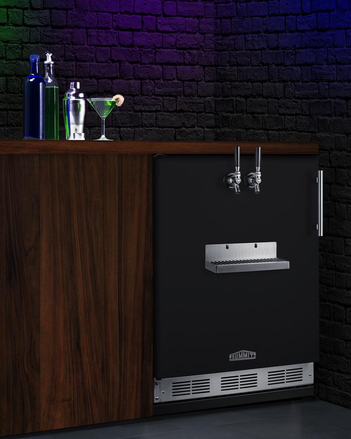 Summit SBC58BFRTPLHD 24" Wide Front Tap Built-In Beer Kegerator - Image 3