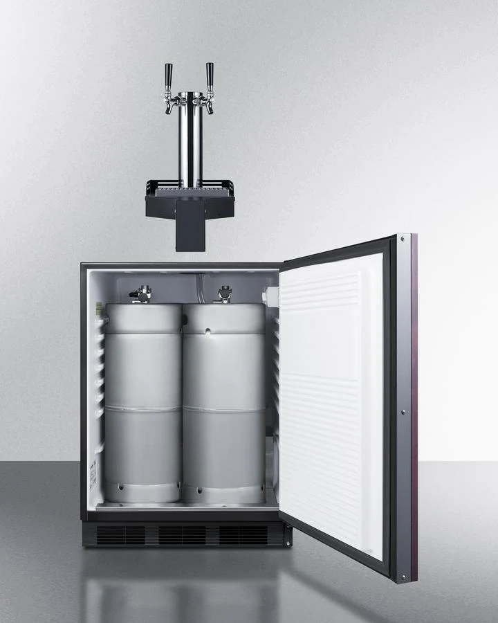 Summit SBC58BLIFFLTWADA 24" Wide Built-In Floating Tap Beer Kegerator, Ada-Compliant - Image 4