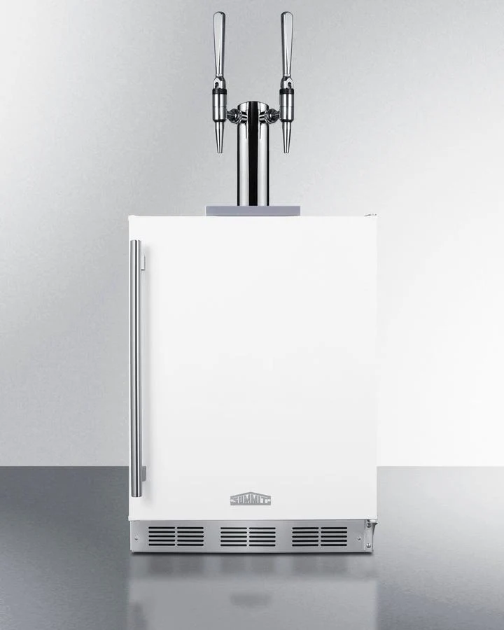 Summit SBC58WHBIADANCFTWIN 24" Wide Built-In Nitro Coffee Kegerator, Ada Compliant