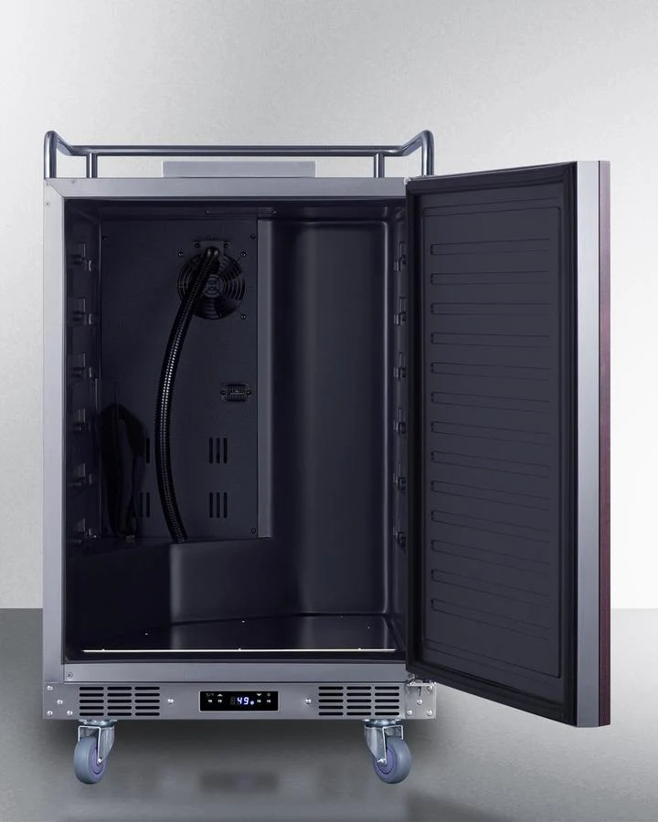 Summit SBC682NKPNR 24" Wide Built-In Kegerator (Panel Not Included) - Image 3