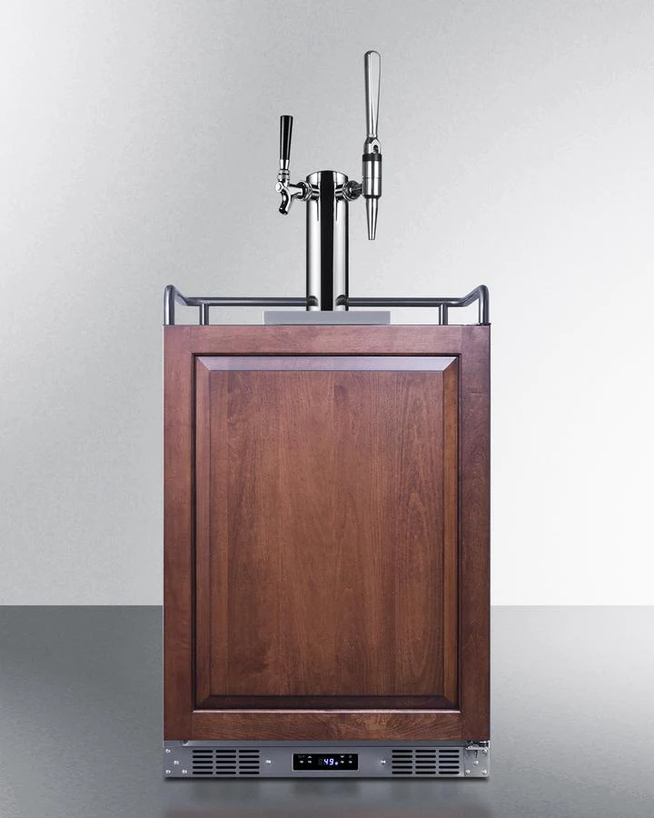 Summit SBC682PNRCMTWIN 24" Wide Built-In Cold Brew/Nitro Coffee Kegerator (Panel Not Included) - Image 7