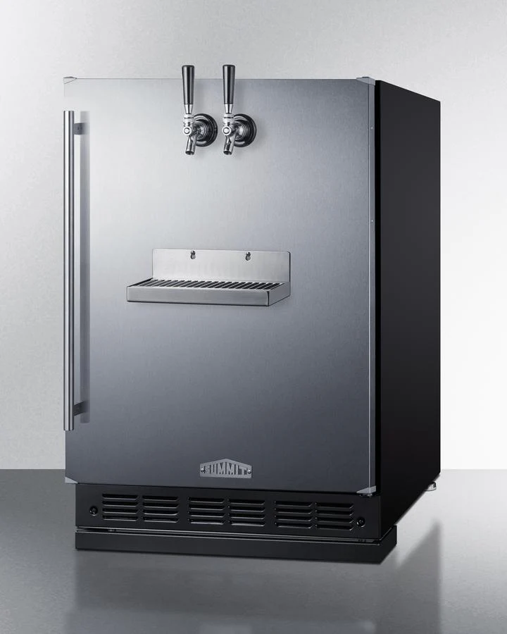 Summit SBC7BRSFRTPCF 24" Wide Front Tap Built-In Cold Brew Coffee Kegerator - Image 2