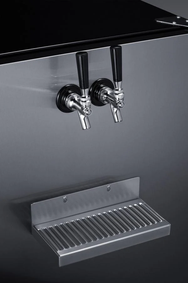 Summit SBC7BRSFRTPLHD 24" Wide Front Tap Built-In Beer Kegerator - Image 6