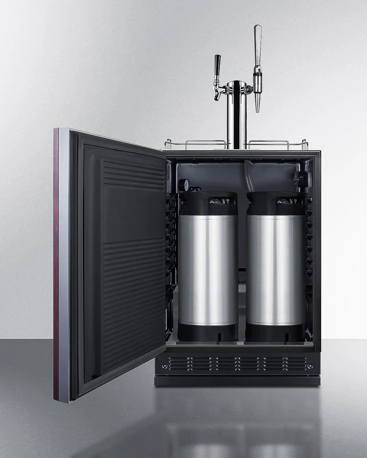 Summit SBC7BRSIFCM2LHD 24" Wide Cold Brew/Nitro Kegerator (Panel Not Included) - Image 6