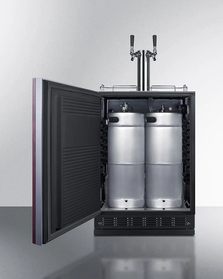 Summit SBC7BRSIFLHD 24" Wide Beer Kegerator (Panel Not Included) - Image 3