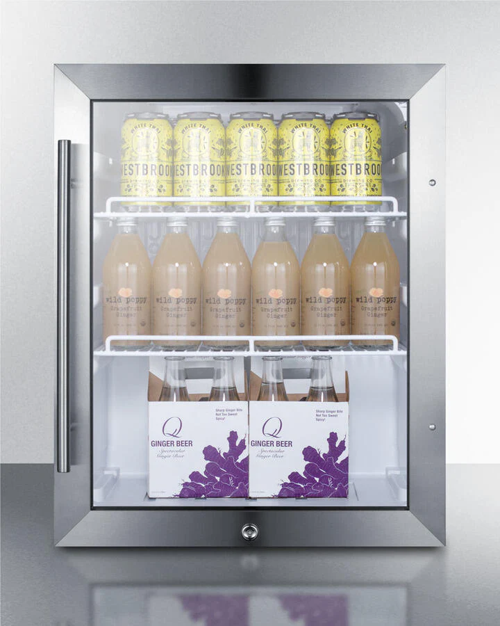 Summit SCR314LCSS Compact Beverage Center - Image 2