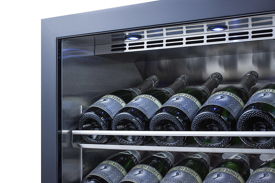 Summit SCR610BLCHPNR 24" Wide Single Zone Built-In Commercial Wine Cellar - Image 4