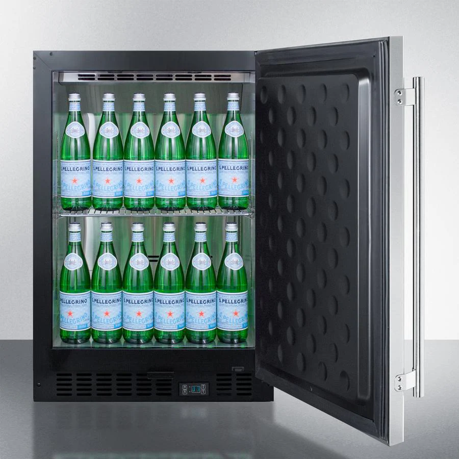 Summit SCR610BLSDV1 24" Wide Built-In Beverage Center - Image 3