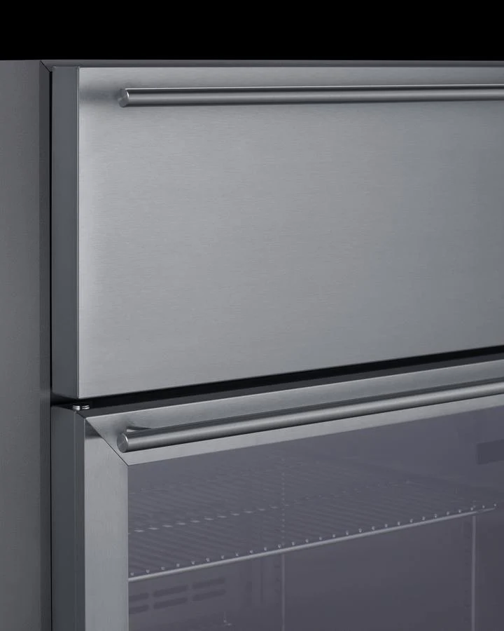 Summit SCR615TDCSS 24" Wide Built-In Commercial Beverage Refrigerator With Top Drawer - Image 14