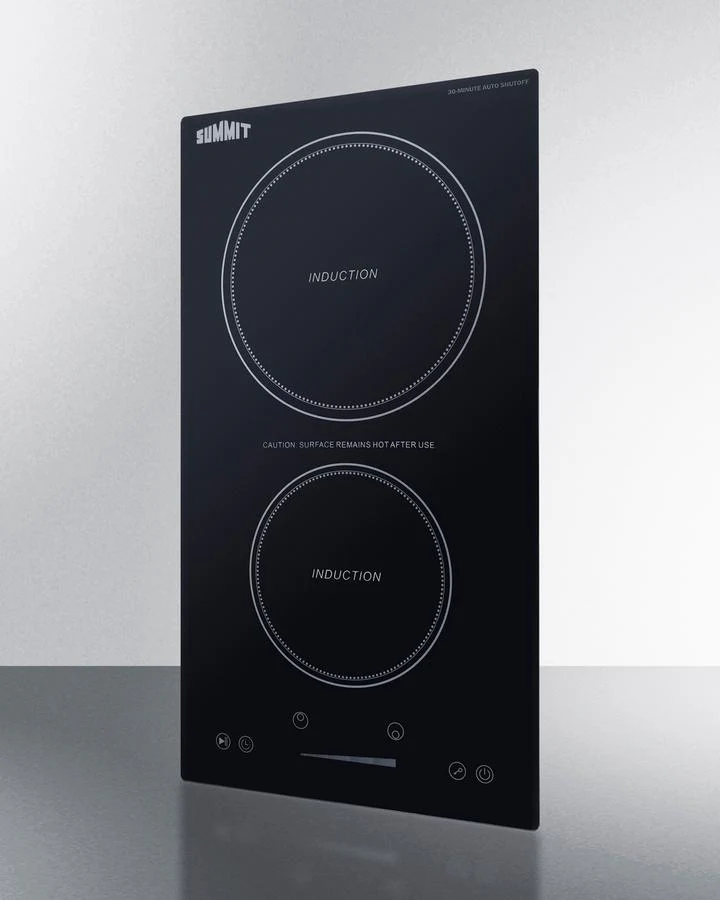 Summit SINCH115V2B 12" Wide 115V 2-Zone Induction Cooktop With Safety Shutoff - Image 7