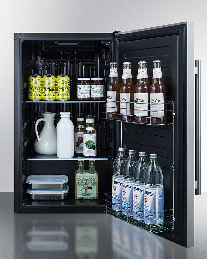 Summit SPR196OSADA Shallow Depth Outdoor Built-In All-Refrigerator, Ada Compliant - Image 4