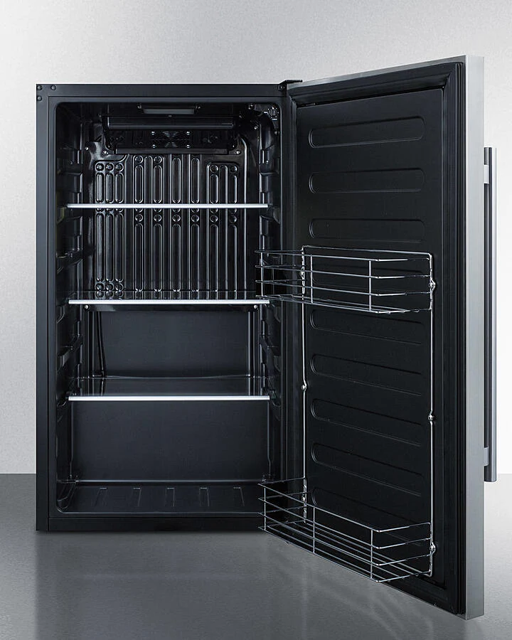 Summit SPR196OSCSS Shallow Depth Outdoor Built-In All-Refrigerator - Image 3